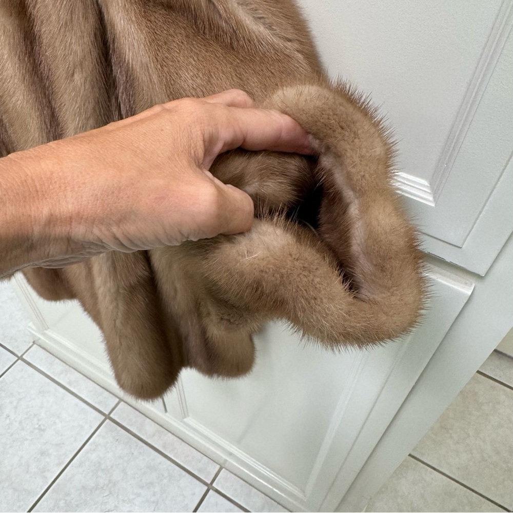 Mink Fur Coat, by Normart’s of Fresno, Calif - Picture 8 of 13